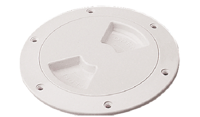SEA-DOG LINE 336380-1 DECK PLATE WH SMOOT 8" QTR TRN